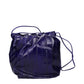 Purple Leather Shoulder Bag