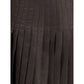 Sunflower Pleated Silk Skirt