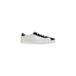 Black And White Suede Leather Sneaker