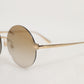DG2228 Gold Plated Round Lenses Shades Eyewear Sunglasses