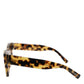 DG4379F White Tortoiseshell Gradient Acetate Shades Sunglasses