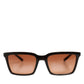 DG6151 Brown Unisex Square Lens Shades Eyewear Sunglasses