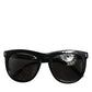 DG4281 Black Round Frame Full Rim Eyewear Sunglasses