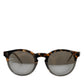 DG4334B Brown Tortoiseshell Round Frame Shades Sunglasses