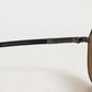 Black Steel Frame Basalto Collection Shades Sunglasses