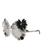 Transparent DG4292 Round Crystal Flowers Sunglasses
