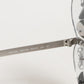 Transparent DG4292 Round Crystal Flowers Sunglasses