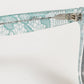 DG4190 Blue Lace Acetate Rectangle Shades Sunglasses