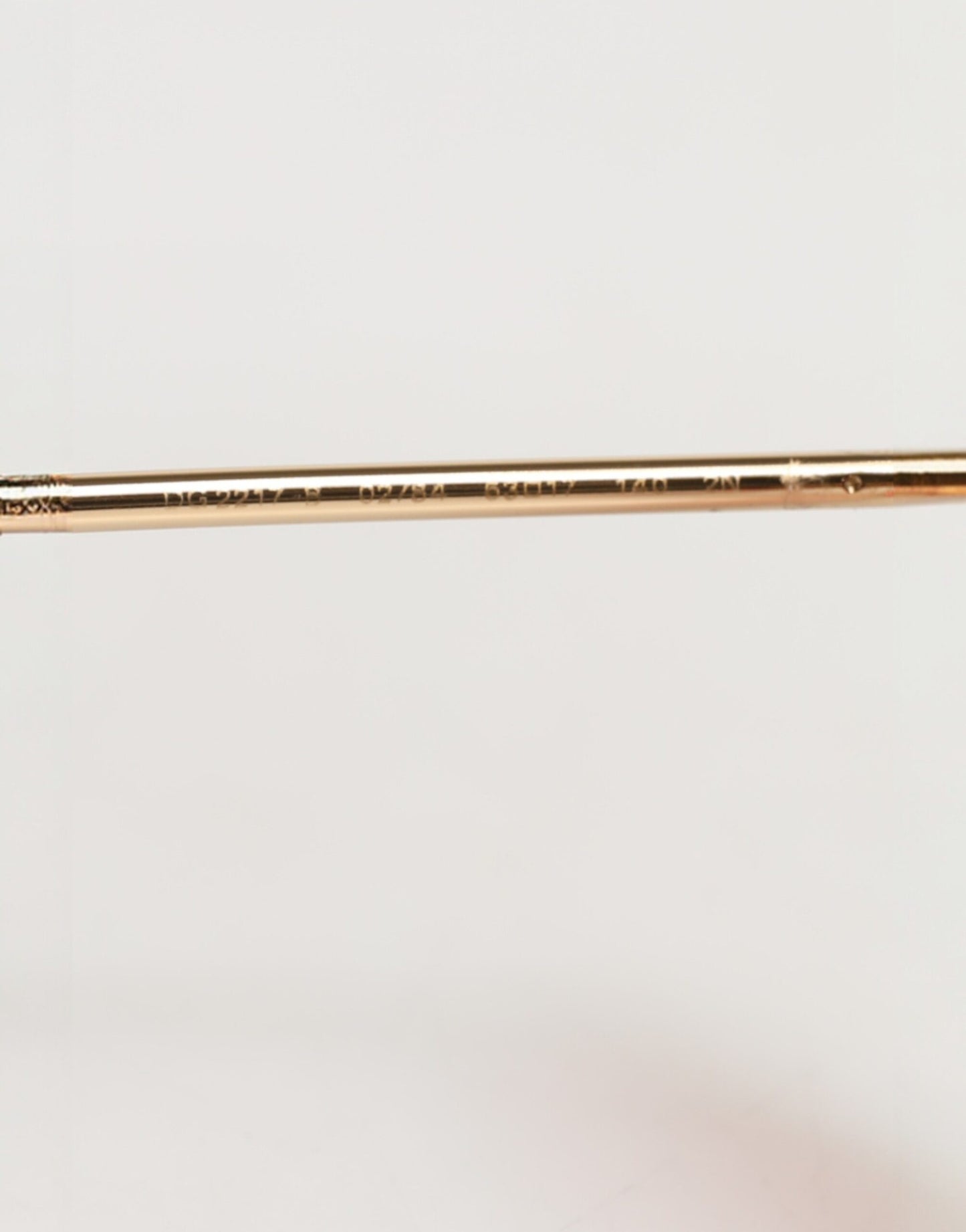 Pink Gold Metal Round Shades Eyewear Sunglasses