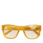 Yellow Acetate Eccentric Sartorial Sunglasses