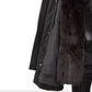 Black Silk Men Parka