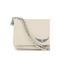 Cream Calf Leather Bos Taurus Shoulder Bag
