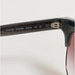 Black Pink Mirrored Cat Eye Sequined Sunglasses