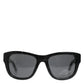 DG4177 Black Leather Frame Tinted Lens Sunglasses