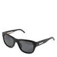 DG4177 Black Leather Frame Tinted Lens Sunglasses