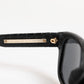 DG4177 Black Leather Frame Tinted Lens Sunglasses