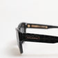 DG4177 Black Leather Frame Tinted Lens Sunglasses