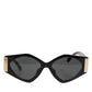 DG4396 Gray Gradient Black Irregular Frame Sunglasses