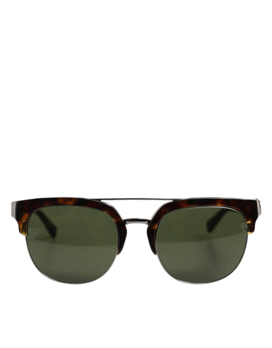 DG4317F Brown Tortoiseshell Pilot Frame Shades Sunglasses