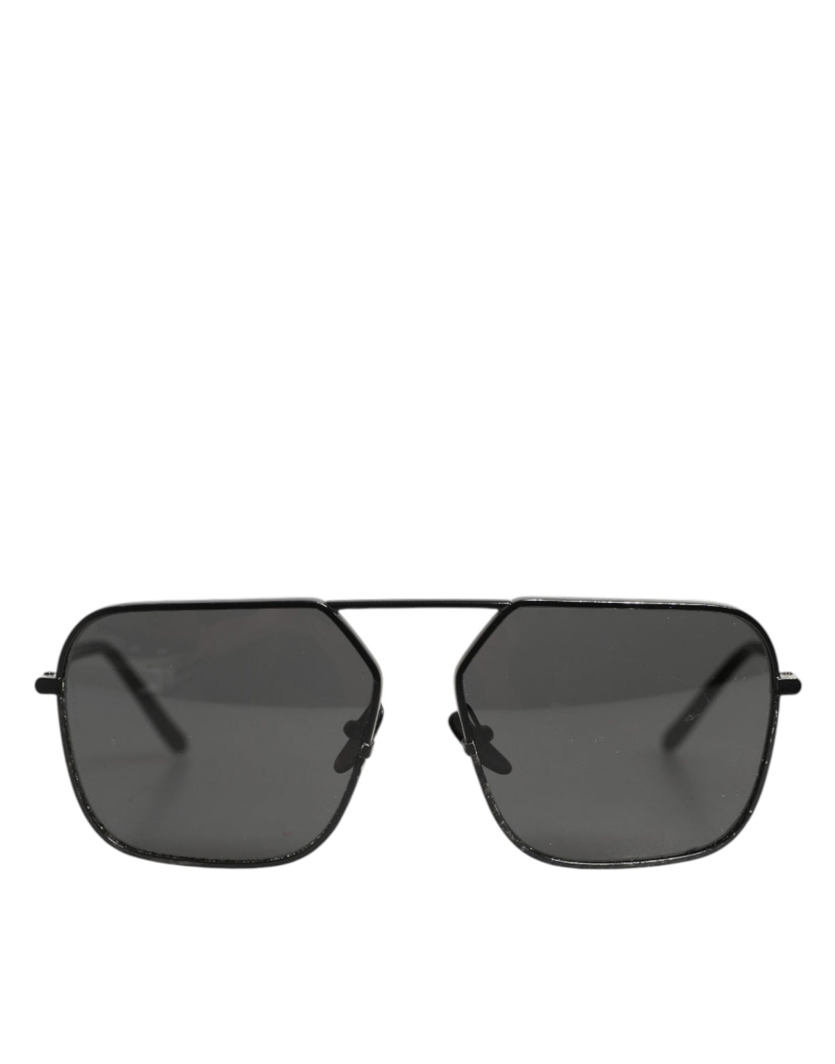 Black Metal Frame Square Lenses Shades Eyewear Sunglasses