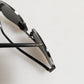 Black Metal Frame Square Lenses Shades Eyewear Sunglasses
