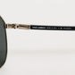 DG2106K Black Gold Plated Polarized MetalFrame Sunglasses