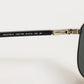 DG2106K Black Gold Plated Polarized MetalFrame Sunglasses