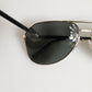 DG2106K Black Gold Plated Polarized MetalFrame Sunglasses