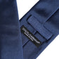 Men Blue Solid Silk Adjustable Necktie Accessory Tie