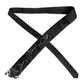 Black Safety Pins Silk Adjustable Necktie Accessory Tie
