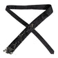 Black Safety Pins Silk Adjustable Necktie Accessory Tie