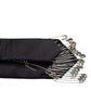 Black Safety Pins Silk Adjustable Necktie Accessory Tie