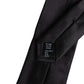 Black Safety Pins Silk Adjustable Necktie Accessory Tie