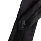 Black Safety Pins Silk Adjustable Necktie Accessory Tie