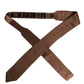 Brown 100% Silk Adjustable Necktie Men Accessory Tie