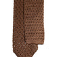 Brown 100% Silk Adjustable Necktie Men Accessory Tie