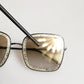 DG2225 Black Gold Lace Frame Brown Gradient Sunglasses