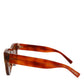 DG4391 Green Brown Acetate Square Frame Unisex Sunglasses