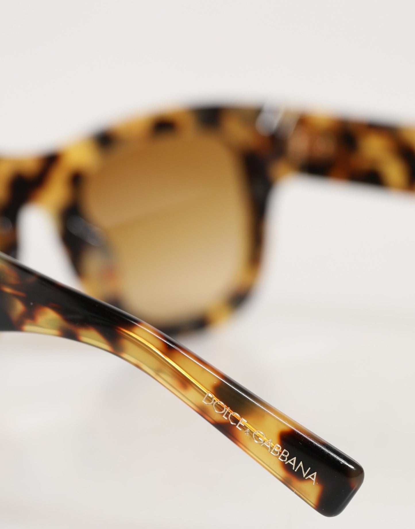 DG4379F White Tortoiseshell Gradient Acetate Shades Sunglasses