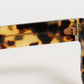 DG4379F White Tortoiseshell Gradient Acetate Shades Sunglasses