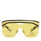 DG6162 Shield Black Yellow White Polyamide Sunglasses
