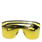 DG6162 Shield Black Yellow White Polyamide Sunglasses