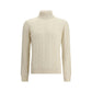 Braided Turtleneck Sweater