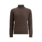 Braided Turtleneck Sweater