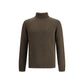 Braided-knit Turtleneck Sweater