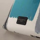 Blue Leather Cross Body Neck Strap Card Slot Phone Pocket