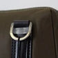 Green Nylon Logo Clutch Mens Bag Crossbody Shoulder