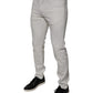 White Cotton Stretch Skinny Men Denim Jeans