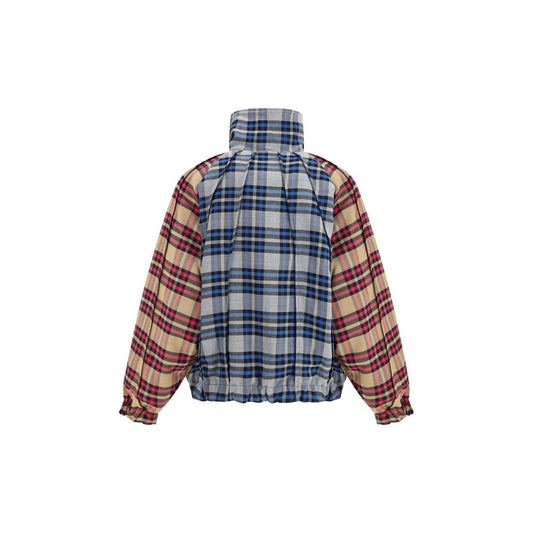 Federico patchwork check Jacket