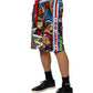 Multicolor Captain Sicily Men Bermuda Shorts